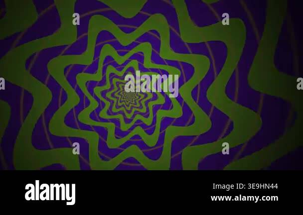 Purple Green Abstract Star Pattern Stock Video Footage - Alamy