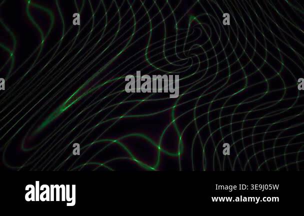Abstract motion background featuring flowing digital wave lines with ...