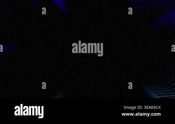 Modern dark blue motion background with animated noise and digital ...