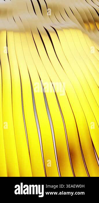 Close-up of flowing golden wave patterns with smooth lines Gold Waves ...
