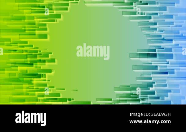Blue and green abstract tech geometric motion background Stock Video ...