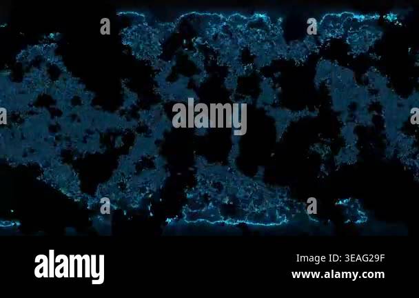 Blue energy plasma nebula animation abstract glowing cosmic background ...