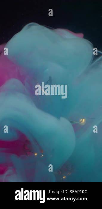 Vertical video. Fume explosion. Old light bulb. Glowing garland in ...