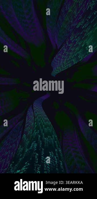 abstract computer generated fractal design. a fractal is a never ...