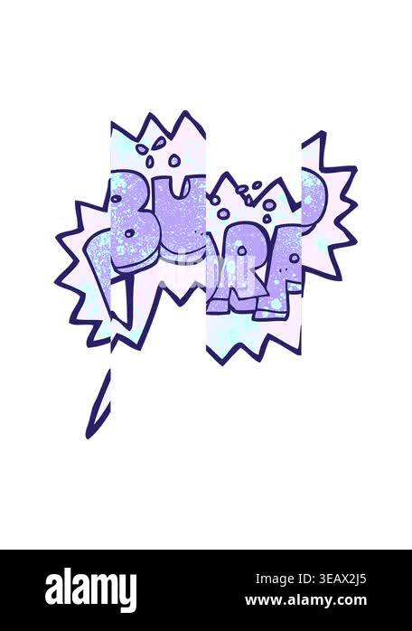 splitting motion animation of freehand speech bubble textured cartoon ...