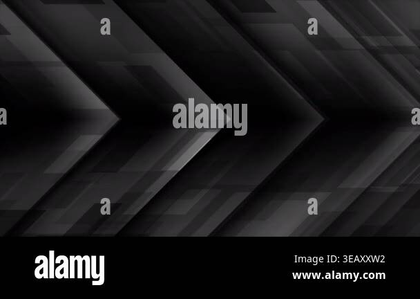 Technology abstract motion design with black arrows Stock Video Footage ...