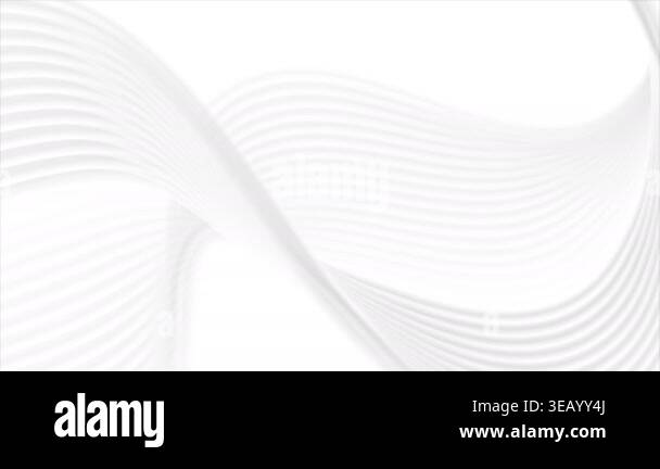 Refracted curved waves abstract grey motion background Stock Video ...