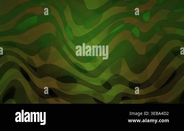 Abstract Green Wavy Background with Organic Flowing Lines Stock Video ...