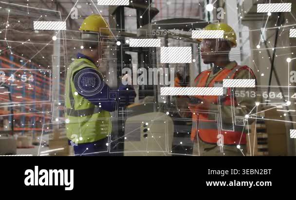 Signaling Racks Rvt Data overlay appearing guiding warehouse op using remote tech signaling ...