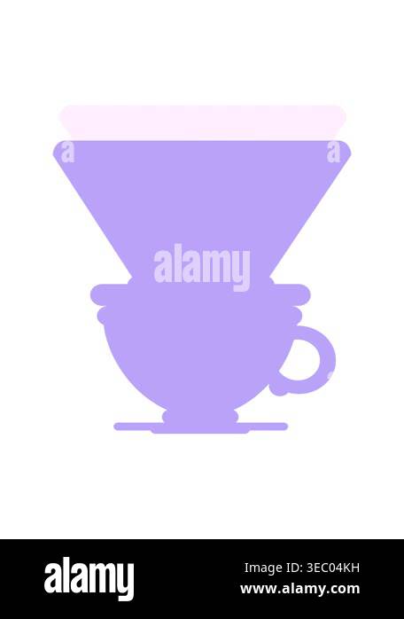 Shaking Cold Graphics shivering motion animation of coffee cup with drip filter Stock Video ...