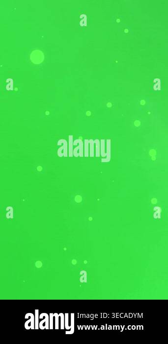 Abstract green bokeh particles background loop Stock Video Footage - Alamy