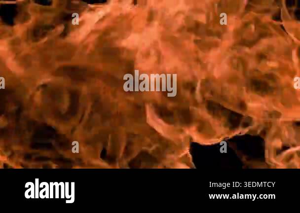 Realastic Fire Animation Seamlessly looping realistic fire flame animation with natural movement ...