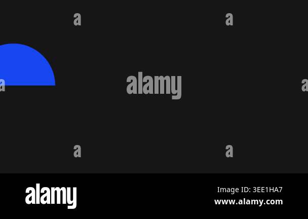 Animated blue circle timer graphic. Modern clean design for marketing ...