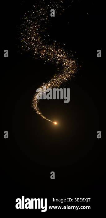 Magic sparkles fairy dust wand particle trail transition Light, shine ...