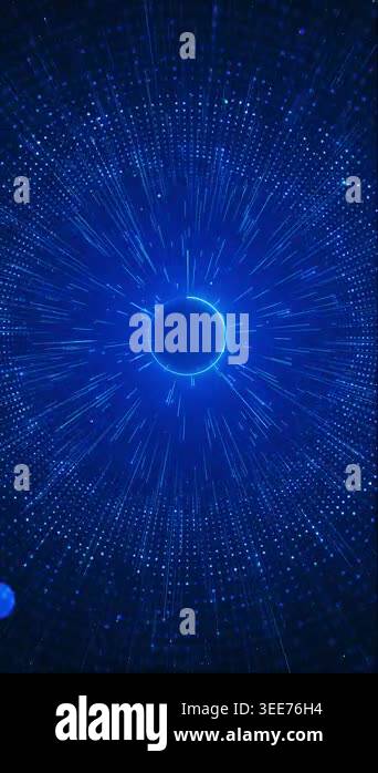 Futuristic circle interface blue digital high technology circle hud ...