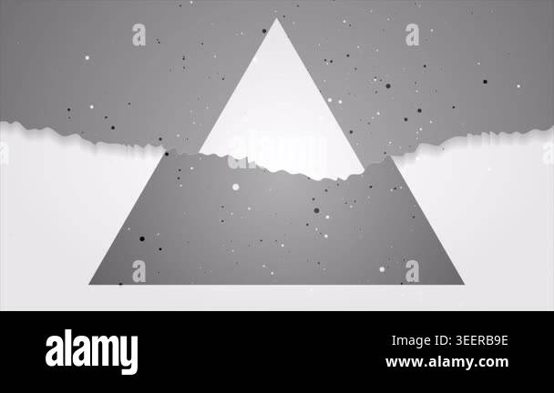 White Riggid Edge Grey white concept minimal motion background with ragged edge and ...