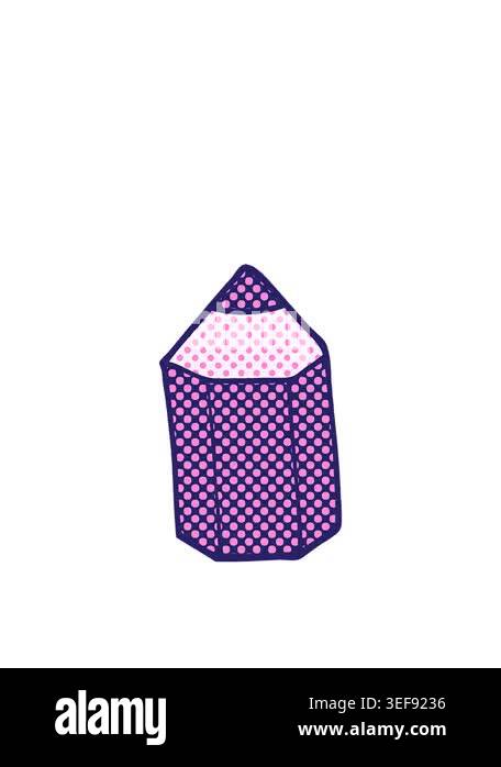 jumping motion animation of cartoon doodle coloring pencil Stock Video ...