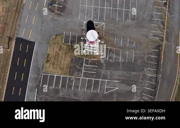 An aerial view of Charlotte Motor Speedway reveals its 1.5-mile quad ...