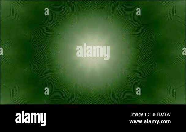 A loop animation abstract mandala background,sage green and cream color ...
