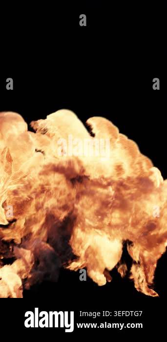 Fire Explosion Transition Overlay Vertical Social Media Alpha Channel ...
