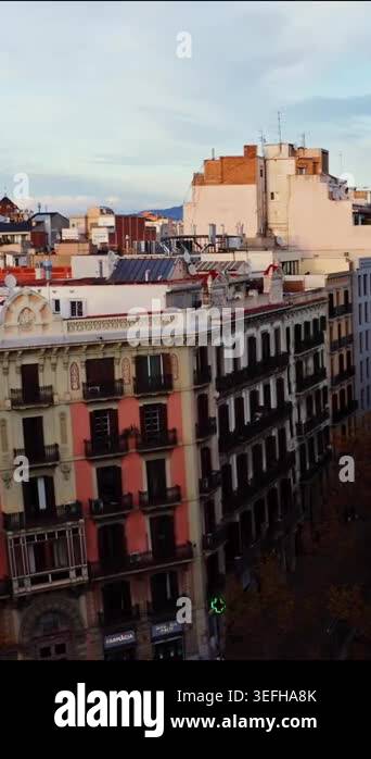 Explore barcelona's unique architecture from the sky. The drone ...
