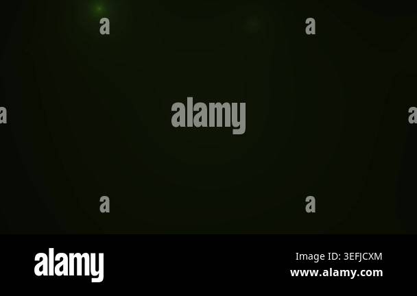 A cinematic abstract background featuring subtle glowing green light ...