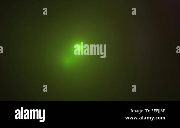 Abstract motion background featuring soft glowing green light particles ...
