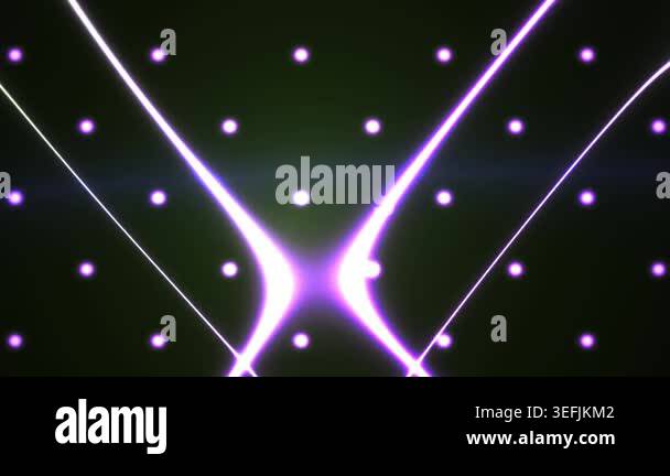 Dynamic abstract visual featuring intersecting neon light beams and a ...