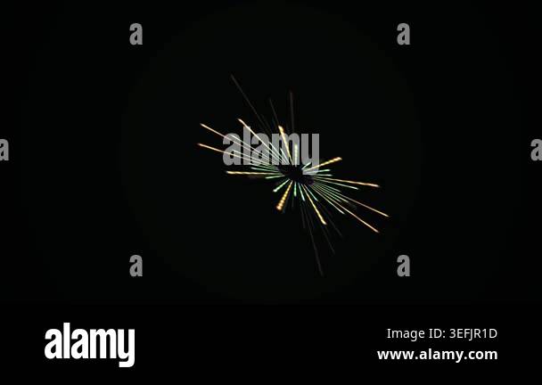 Abstract motion graphics featuring an explosion of glowing light ...