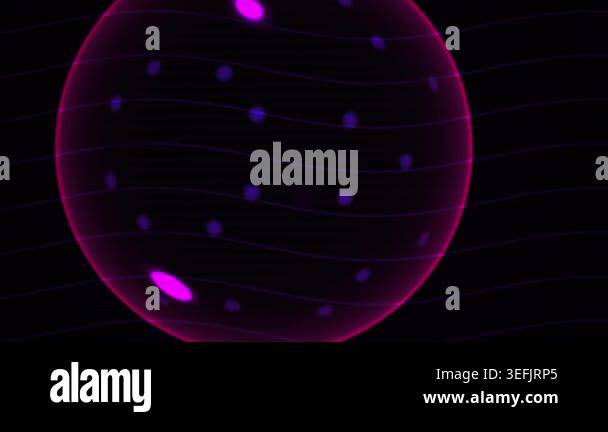 A mesmerizing abstract visual featuring a luminous, translucent orb ...