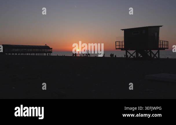 Batumi, georgia 25 april 2026: a scenic sunset over the sea in batumi ...