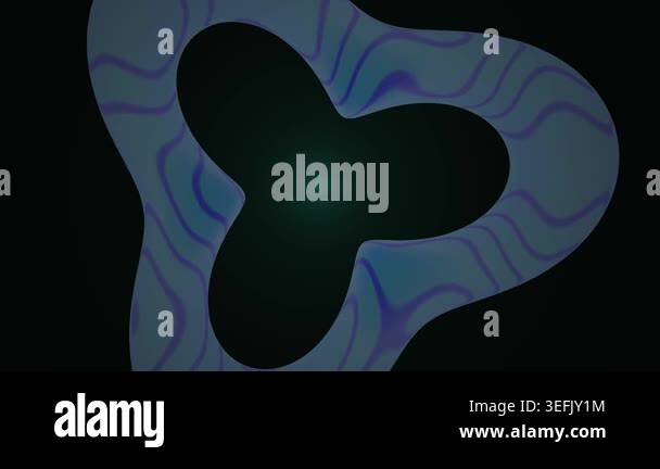 Glowing abstract shapes on black background Stock Video Footage - Alamy