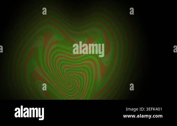 Animated green and red spiral pattern Stock Video Footage - Alamy