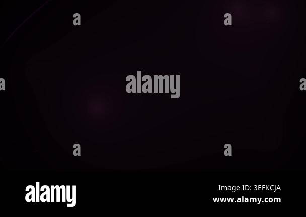 An abstract purple light flare animation flickering on a dark ...