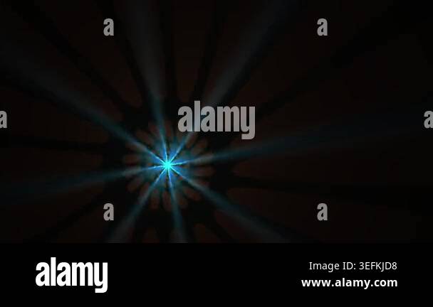 Glowing blue light on a black background Stock Video Footage - Alamy