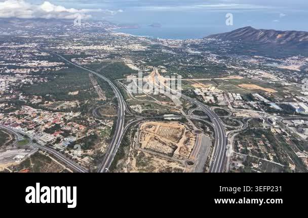 aerial view of the city of barcelona, spain Stock Video Footage - Alamy