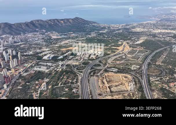 aerial view of the city of barcelona, spain Stock Video Footage - Alamy