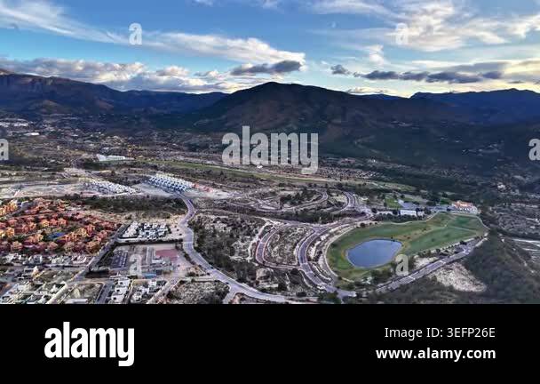 aerial view of the city of barcelona, spain Stock Video Footage - Alamy