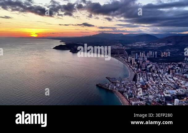 aerial view of the city of barcelona, spain Stock Video Footage - Alamy