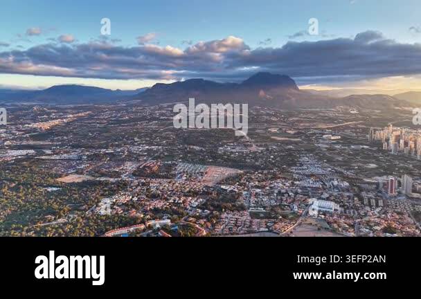 aerial view of the city of barcelona, spain Stock Video Footage - Alamy