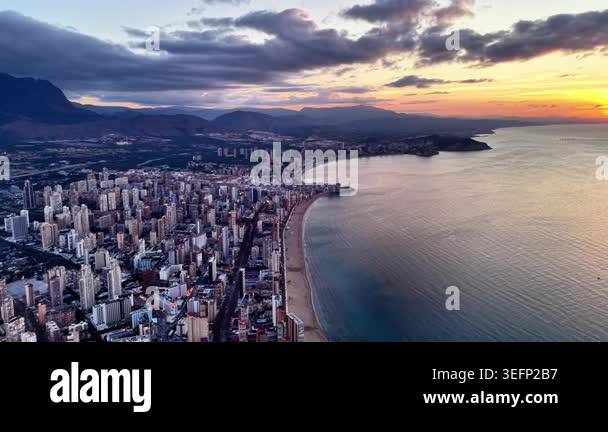 aerial view of the city of barcelona, spain Stock Video Footage - Alamy
