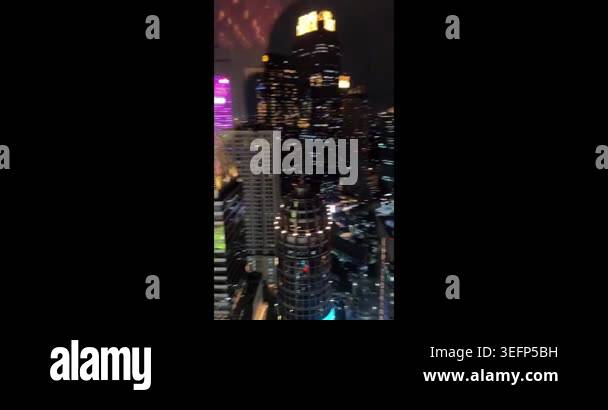 aerial view of modern city Stock Video Footage - Alamy
