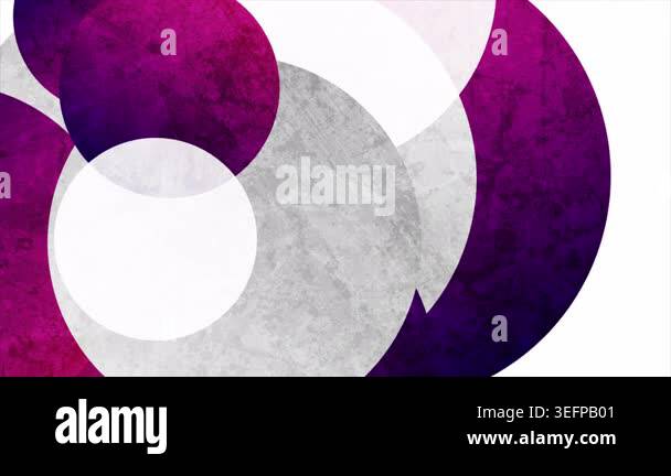 Purple and grey grunge circles abstract motion background. Seamless ...