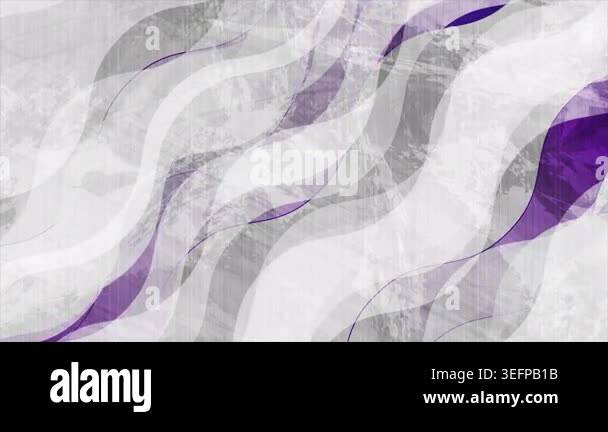 Violet and grey grunge wavy stripes abstract geometric tech motion ...
