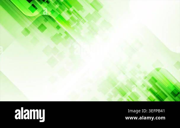Green glossy grunge squares abstract geometric mosaic motion background ...