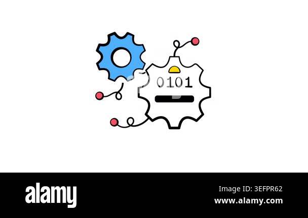 A hand drawn style icon animation of money making, premium vector Stock ...