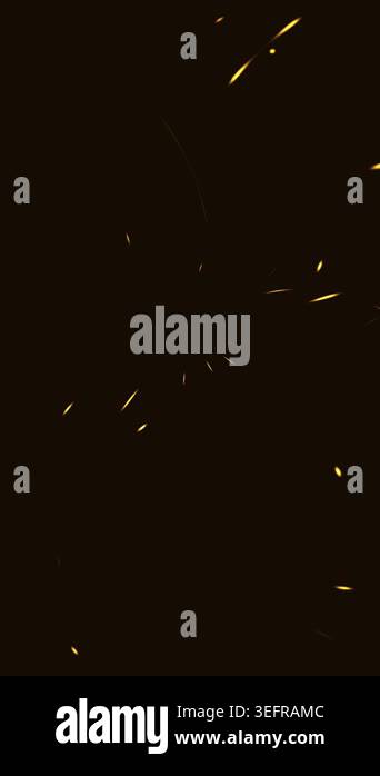 Abstract golden particles gracefully floating and shimmering against a ...
