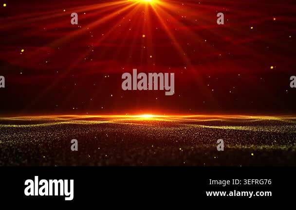 High-end elegant red and gold award ceremony stage background material ...