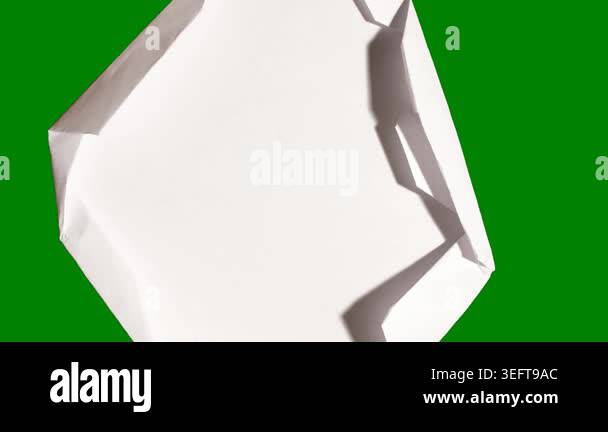 white paper with shadow. 3 d rendering Stock Video Footage - Alamy