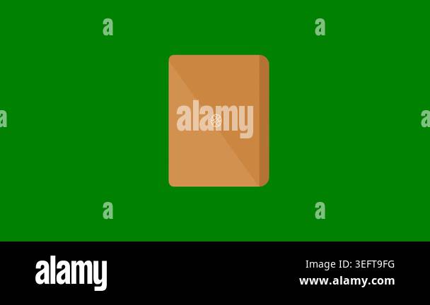 world map flat icon Stock Video Footage - Alamy